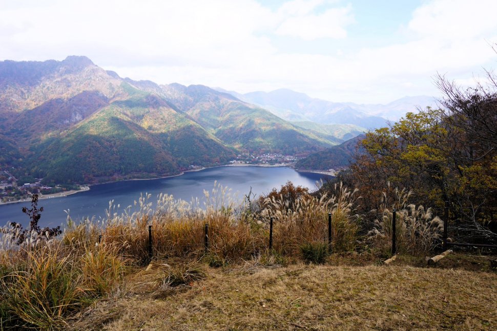 西湖方面の風景