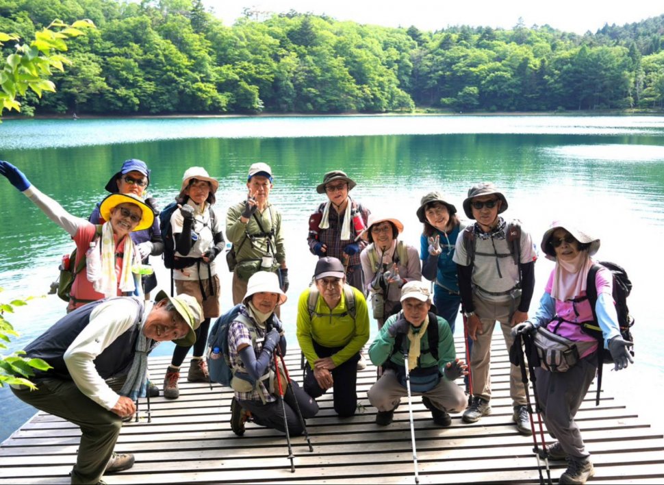 ゴール間近の四尾連湖